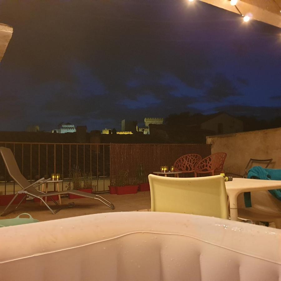 Maison Intra Muros, Terrasses Avec Vue Jaccuzzi Et Garage أفينيون المظهر الخارجي الصورة