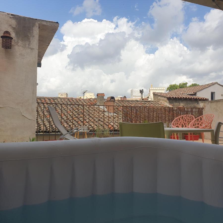 Maison Intra Muros, Terrasses Avec Vue Jaccuzzi Et Garage أفينيون المظهر الخارجي الصورة